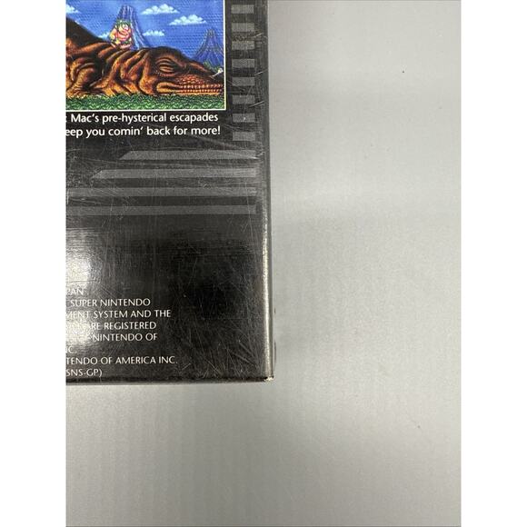 Joe and Mac Super Nintendo SNES Factory Sealed New Data East Authentic - Picture 8 of 16